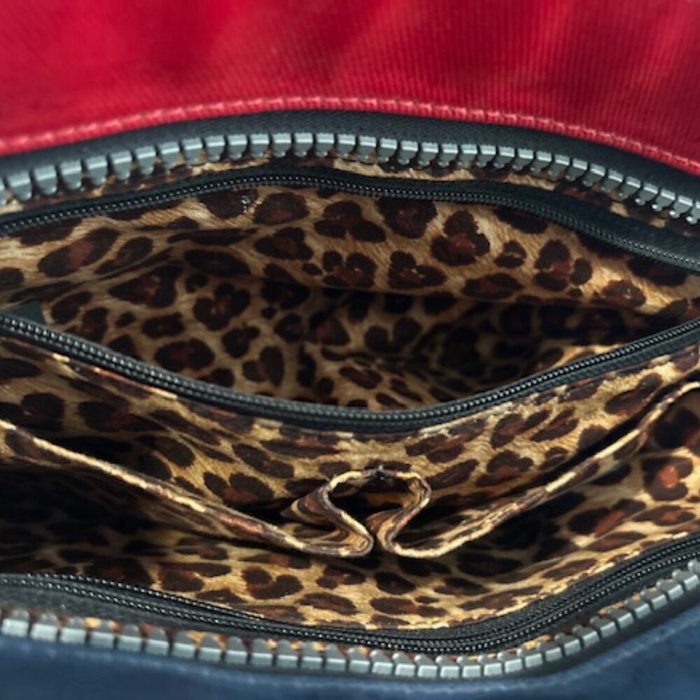 Brighton VIP Riviera Fashionista Leather Coated Canvas Shoulder Bag - Picture 6 of 6